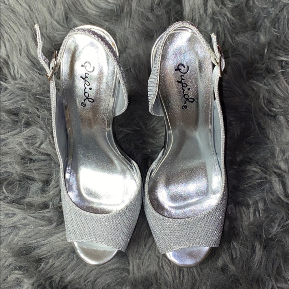QUPID SILVER HEELS
